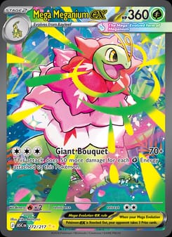 Mega Meganium ex 272/217 Special Illustration Rare – Ascended Heroes Pokémon card