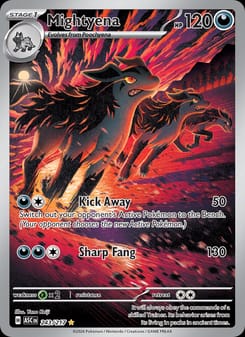 Mightyena 243/217 Illustration Rare – Ascended Heroes Pokémon card