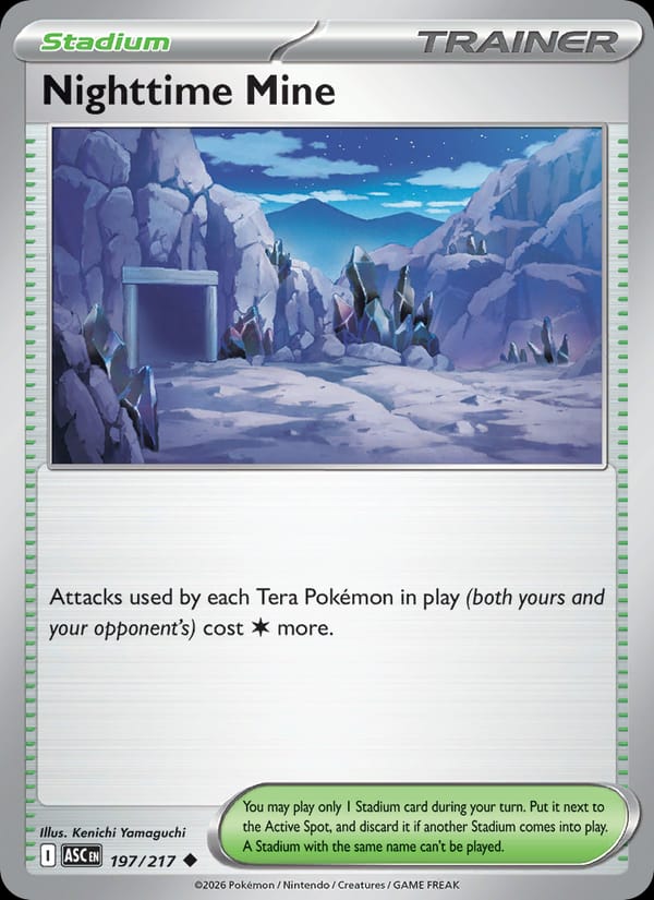 Nighttime Mine 197/217 Ascended Heroes Pokémon card