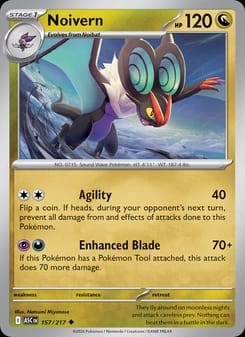 Noivern 157/217 Uncommon – Ascended Heroes Pokémon card