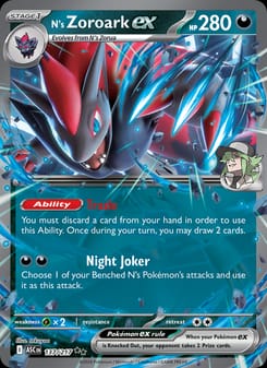 N's Zoroark ex 137/217 Double Rare – Ascended Heroes Pokémon card