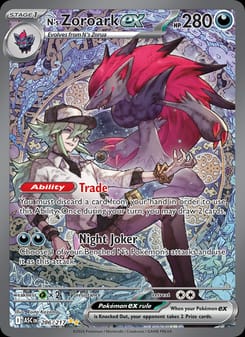 N's Zoroark ex 286/217 Special Illustration Rare – Ascended Heroes Pokémon card