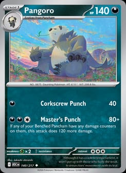 Pangoro 140/217 Uncommon – Ascended Heroes Pokémon card
