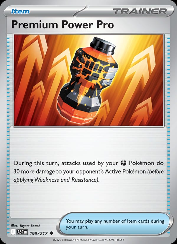 Premium Power Pro 199/217 Ascended Heroes Pokémon card
