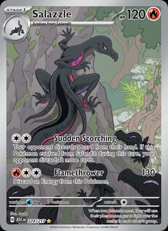 Salazzle 224/217 Illustration Rare – Ascended Heroes Pokémon card