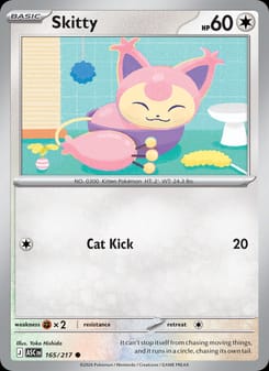 Skitty 165/217 Common – Ascended Heroes Pokémon card