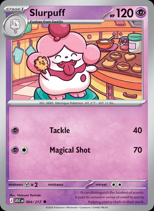 Slurpuff 094/217 Ascended Heroes Pokémon card