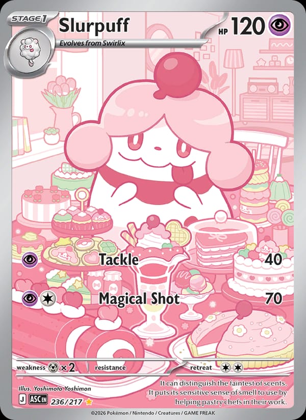 Slurpuff 236/217 Ascended Heroes Pokémon card