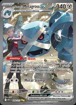 Steven's Metagross ex 289/217 Special Illustration Rare – Ascended Heroes Pokémon card