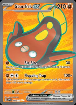 Stunfisk ex 252/217 Ultra Rare – Ascended Heroes Pokémon card
