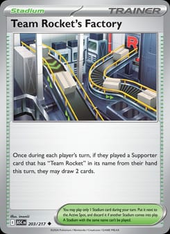 Team Rocket's Factory 203/217 Uncommon – Ascended Heroes Pokémon card