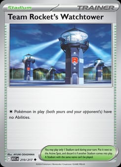 Team Rocket's Watchtower 210/217 Uncommon – Ascended Heroes Pokémon card
