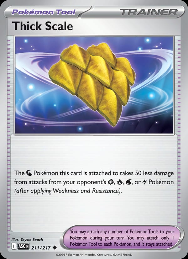 Thick Scale 211/217 Ascended Heroes Pokémon card