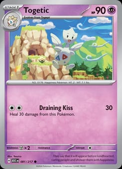 Togetic 081/217 Common – Ascended Heroes Pokémon card