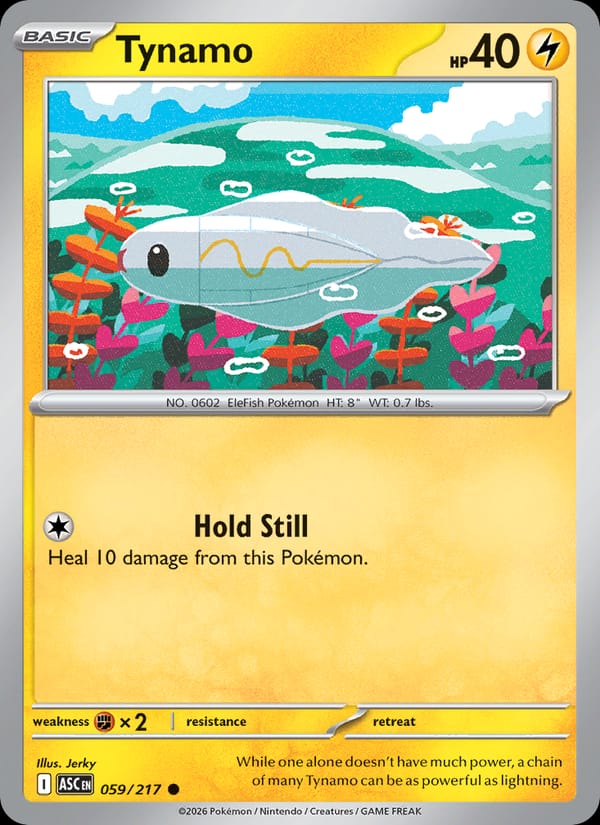 Tynamo 059/217 Ascended Heroes Pokémon card