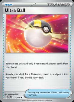 Ultra Ball 213/217 Common – Ascended Heroes Pokémon card