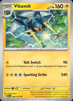 Vikavolt 066/217 Uncommon – Ascended Heroes Pokémon card