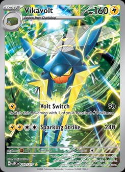 Vikavolt 230/217 Illustration Rare – Ascended Heroes Pokémon card