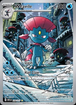 Weavile 228/217 Illustration Rare – Ascended Heroes Pokémon card