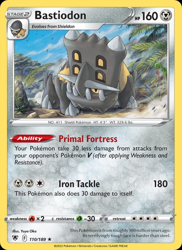 Bastiodon 110/189 Astral Radiance Pokémon card