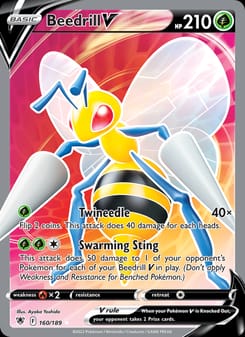 Beedrill V 160/189 Ultra Rare – Astral Radiance Pokémon card