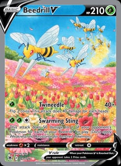 Beedrill V 161/189 Ultra Rare – Astral Radiance Pokémon card