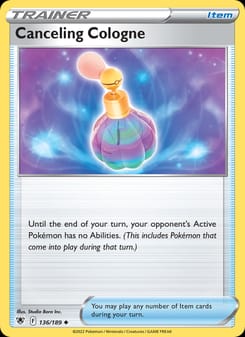 Canceling Cologne 136/189 Uncommon – Astral Radiance Pokémon card