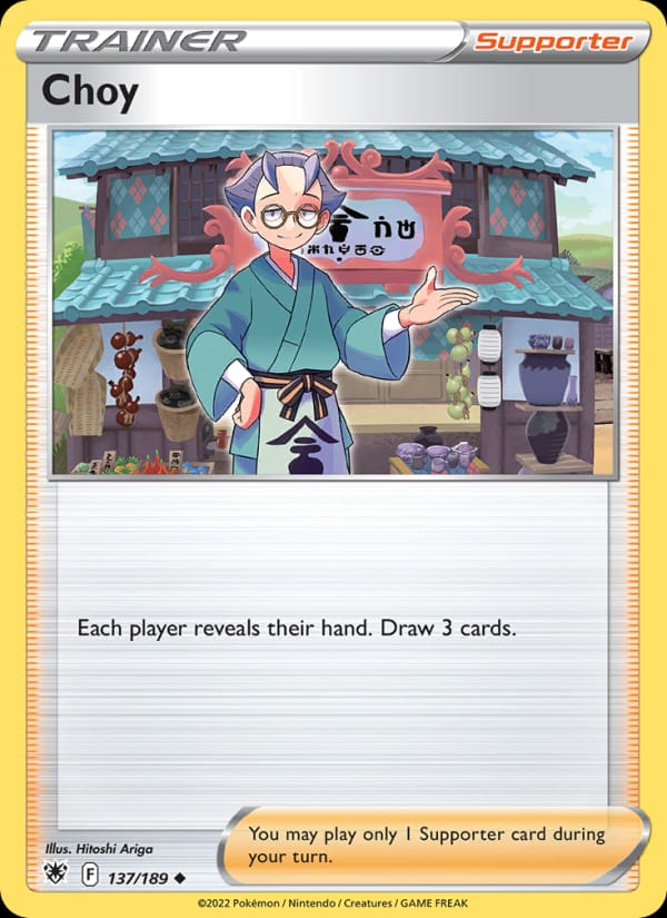 Choy 137/189 Astral Radiance Pokémon card