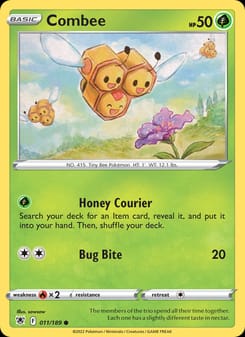 Combee 011/189 Common – Astral Radiance Pokémon card