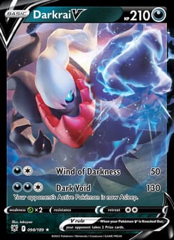 Darkrai V 098/189 Ultra Rare – Astral Radiance Pokémon card