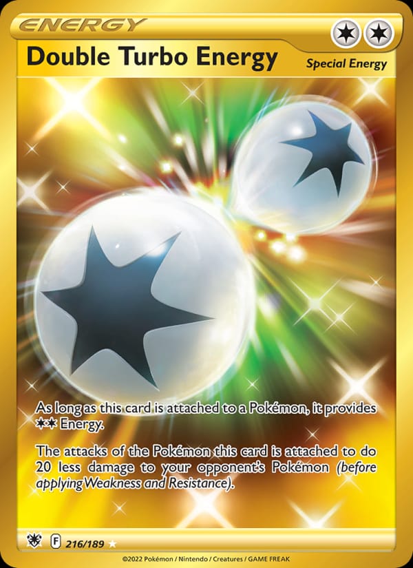 Double Turbo Energy 216/189 Astral Radiance Pokémon card