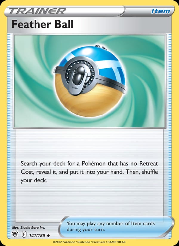 Feather Ball 141/189 Astral Radiance Pokémon card