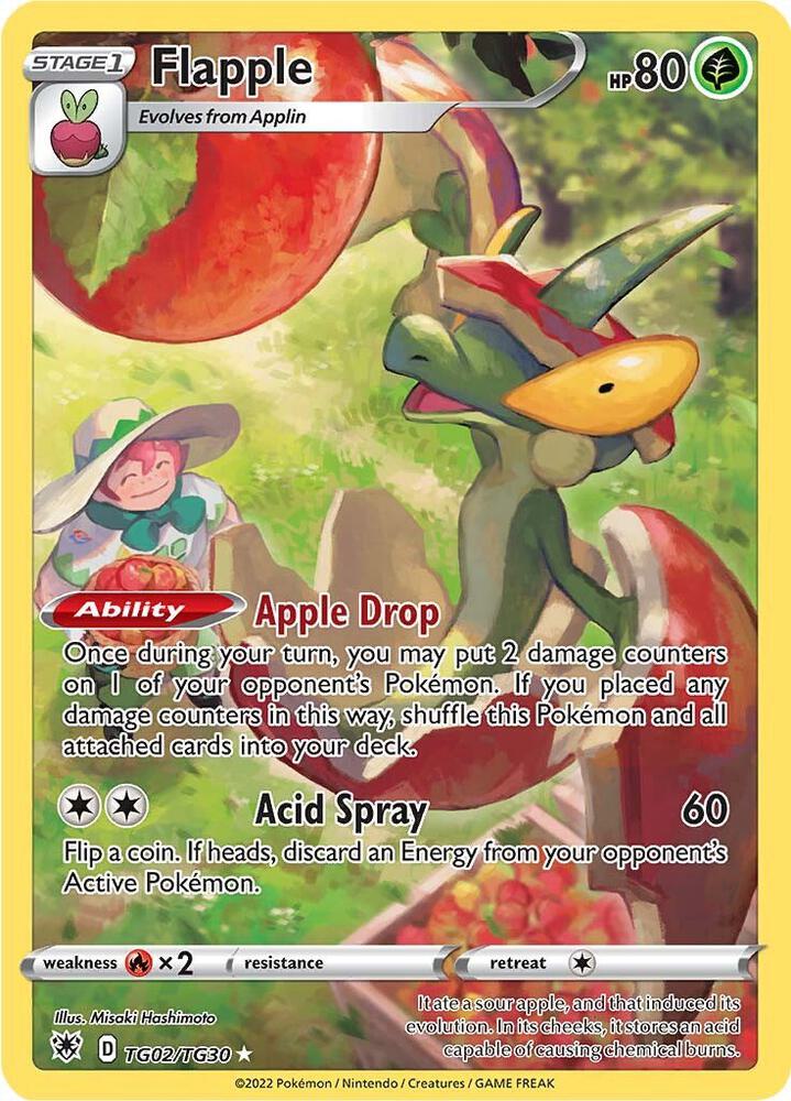 Flapple TG02/TG30 Astral Radiance Pokémon card