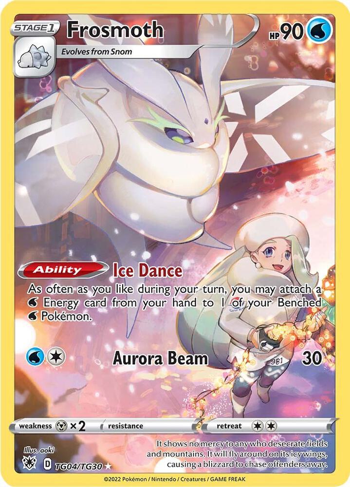 Frosmoth TG04/TG30 Astral Radiance Pokémon card