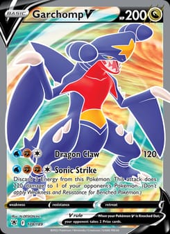 Garchomp V 178/189 Ultra Rare – Astral Radiance Pokémon card