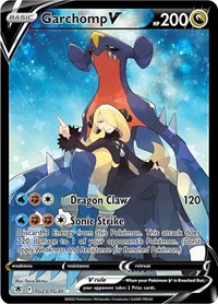 Garchomp V TG23/TG30 Ultra Rare – Astral Radiance Pokémon card