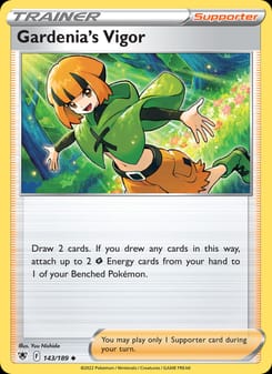 Gardenia's Vigor 143/189 Uncommon – Astral Radiance Pokémon card
