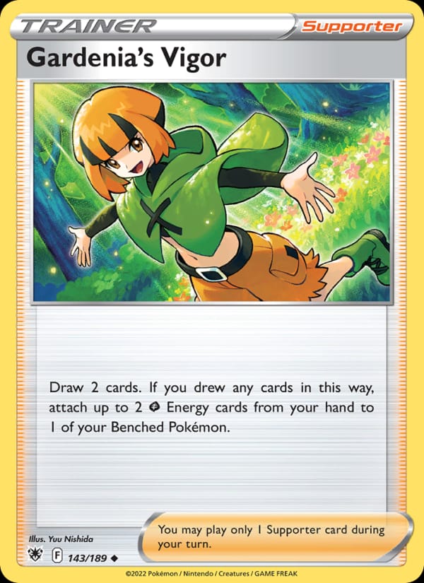 Gardenia's Vigor 143/189 Astral Radiance Pokémon card