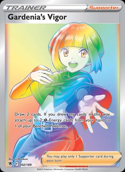 Gardenia's Vigor 202/189 Secret Rare – Astral Radiance Pokémon card