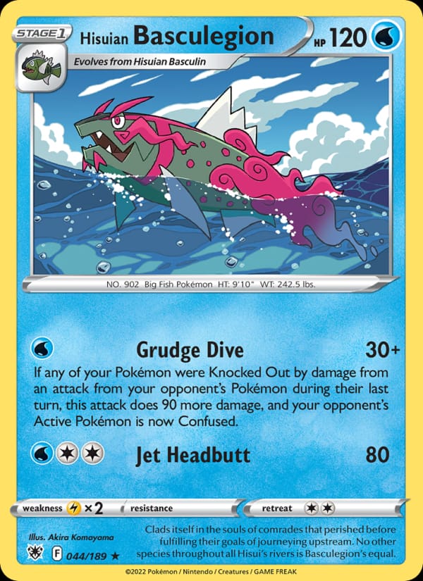Hisuian Basculegion 044/189 Astral Radiance Pokémon card