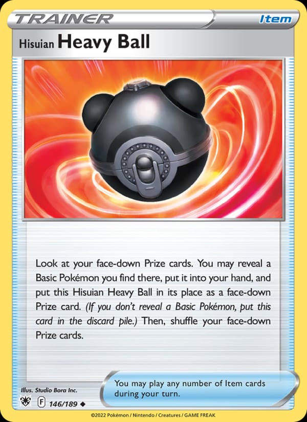 Hisuian Heavy Ball 146/189 Astral Radiance Pokémon card