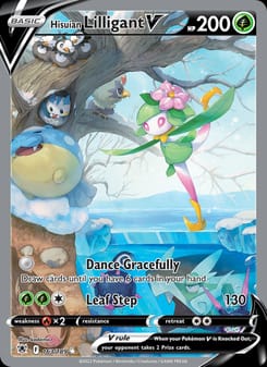 Hisuian Lilligant V 163/189 Ultra Rare – Astral Radiance Pokémon card