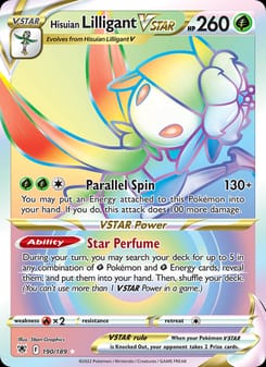 Hisuian Lilligant VSTAR 190/189 Secret Rare – Astral Radiance Pokémon card