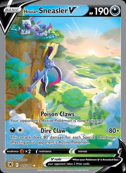 Hisuian Sneasler V 175/189 Ultra Rare – Astral Radiance Pokémon card