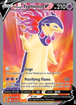 Hisuian Typhlosion V 169/189 Ultra Rare – Astral Radiance Pokémon card