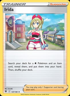 Irida 147/189 Holo Rare – Astral Radiance Pokémon card