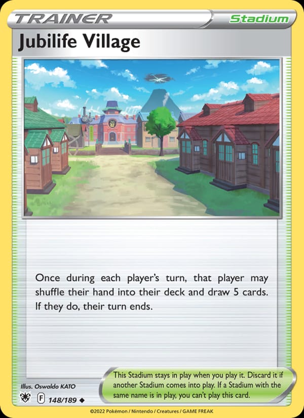 Jubilife Village 148/189 Astral Radiance Pokémon card