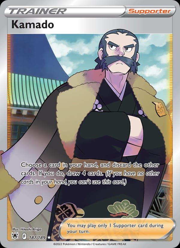 Kamado 187/189 Astral Radiance Pokémon card