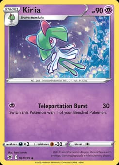 Kirlia 061/189 Uncommon – Astral Radiance Pokémon card