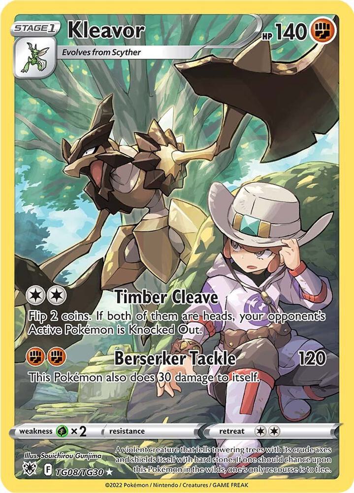 Kleavor TG08/TG30 Astral Radiance Pokémon card